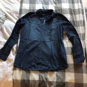 Jean button down